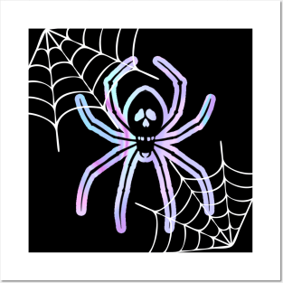 Cool spider web Posters and Art